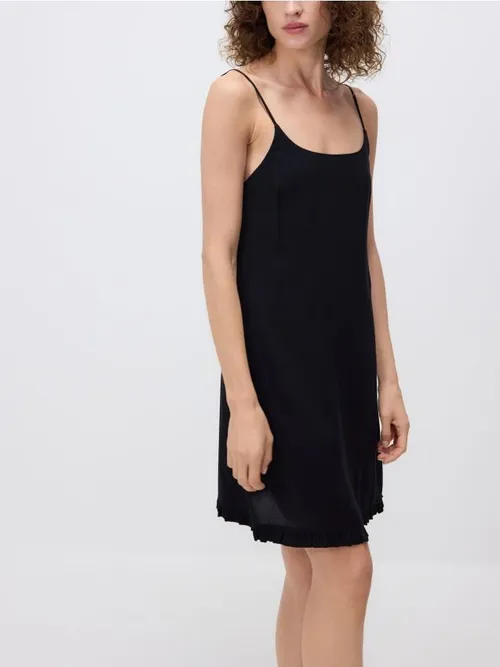 Reserved - Koszula nocna z wiskozy - czarny