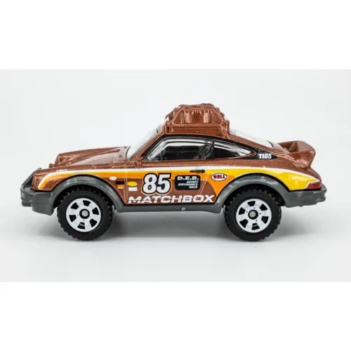Matchbox nejlepší německé angličáky 1985 porsche 911 rally, mattel hpc58