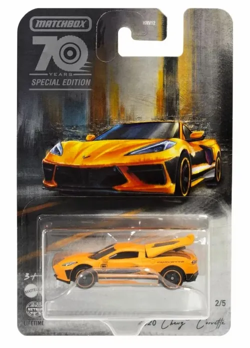 Mattel matchbox angličák 70. výročí 2020 chevy corvette