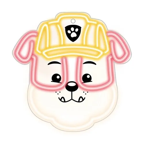 MoMi Tlapková patrola Dekorativní LED neon - Rubble