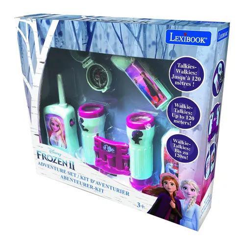 Set Frozen - vysílačky, dalekohled, baterka a kompas