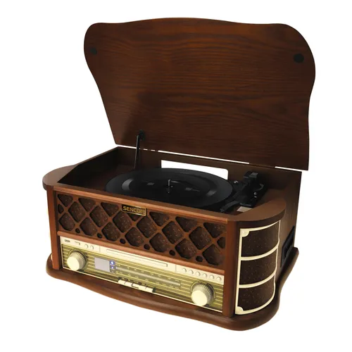 Sencor STT 016 Gramofon Funkce autostop, USB, CD/MP3 přehrávač a kazetová mechanika, .