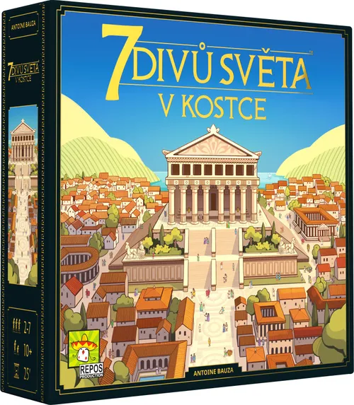 Asmodee Czech Republic 7 Divů světa v kostce + promo