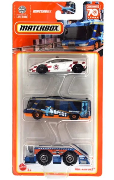 Matchbox sada 3 angličáků mbx airport, hlc02