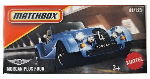 Mattel matchbox angličák v krabičce morgan plus four