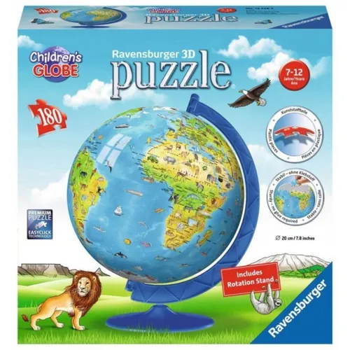 Ravensburger 12338 puzzleball dětský globus (anglický) 180 dílků