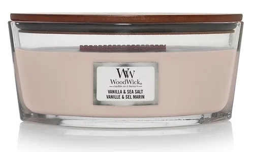 WoodWick Vonná svíčka loď Vanilla & Sea Salt 453,6 g