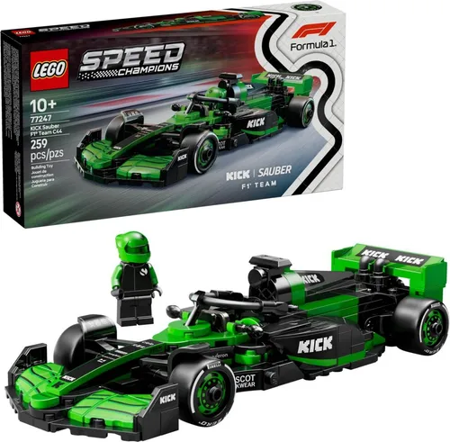Lego speed champions 77247 závodní auto kick sauber f1 team c44