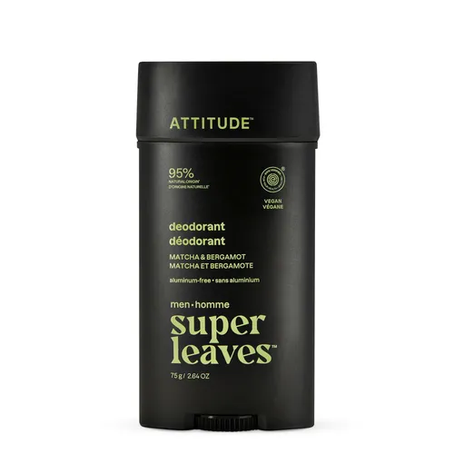 Attitude Přírodní pánský deodorant Super Leaves Matcha & Bergamot (Deodorant) 75 g