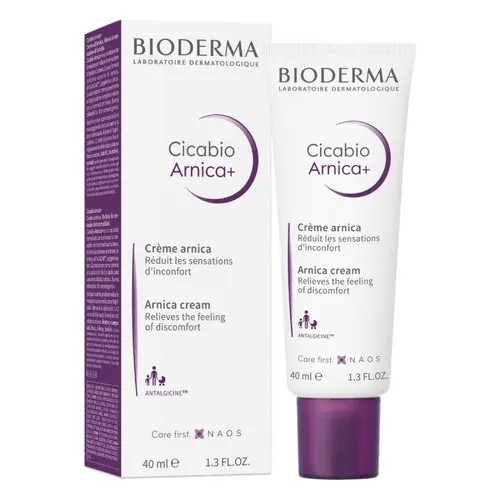 Bioderma Crema cu Arnika pentru a sprijini absorbția vânătăilor Cicabio Arnica (Day Cream) 40 ml