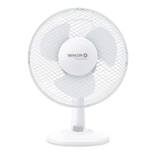 Sencor SFE 2327WH Stolný ventilátor 2 rýchlosti, Priemer lopatiek 23 cm, Nastaviteľný uhol sklonu, .