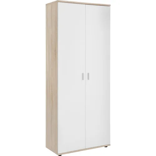 Xora BOTNÍK, bílá, barvy dubu, 69/176/35 cm