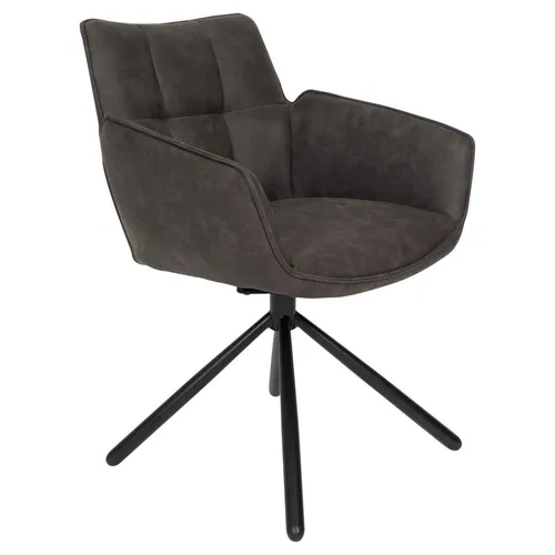 SetOne by Musterring ŽIDLE S PODRUČKAMI, mikrovlákno, šedá