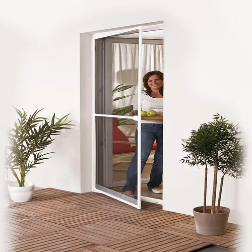 Dverová moskytiéra hliníková 100x215 antracit