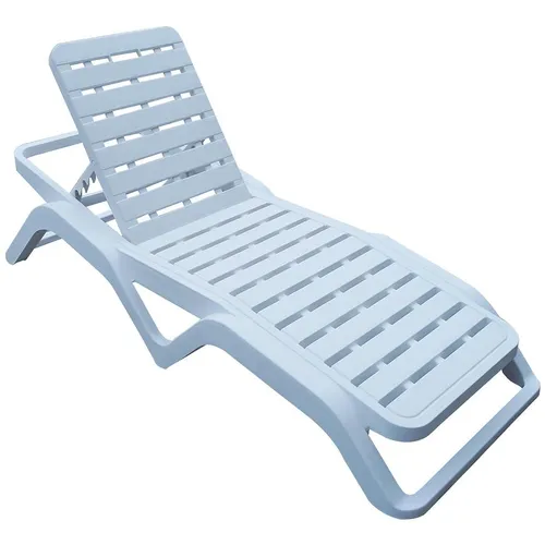 Záhradné ležadlo Scirocco biele