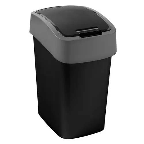 Kôš na smeti 9l 229418 čierna/ strieborná