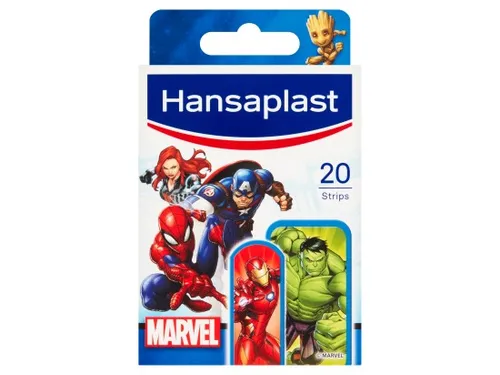 Hansaplast Marvel Dětské náplasti s motivy Marvel hrdinů 20 ks