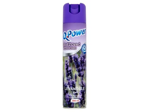 Q-Power Osvěžovač vzduchu levandule 2v1 300 ml
