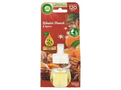 Air Wick Tekutá náplň do elektrického přístroje zimní punč 19 ml