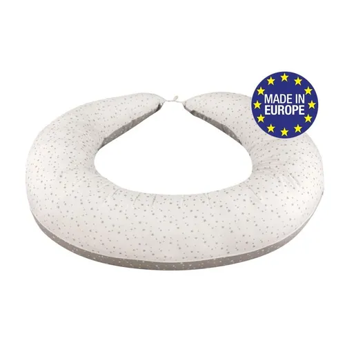 Bomimi ABRA Multifunkčný vankúš XXL, hviezdičky biela/sivá