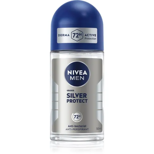 NIVEA MEN Silver Protect kuličkový antiperspirant pro muže 50 ml