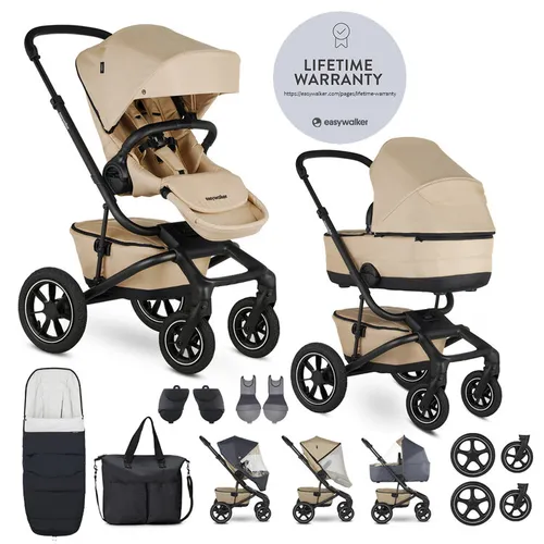 EASYWALKER Kočárek kombinovaný Jimmey Sand Taupe XXL AIR + RWS