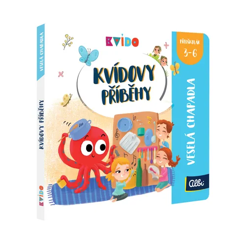 Albi Kvído Kvídovy příběhy: Veselá chapadla ilustrovaná dětská kniha obrázková knížka pro společné čtení