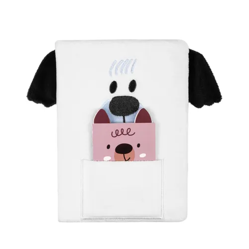 Albi Chlupatý poznámkový blok Pejsek + malý bloček 21,5×15 cm a 9×6,5 cm v kapsičce