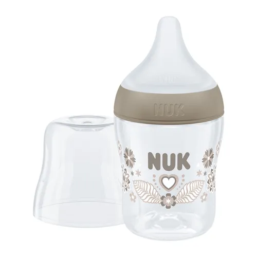 NUK Láhev kojenecká s kontrolou teploty Perfect Match 150 ml hnědá