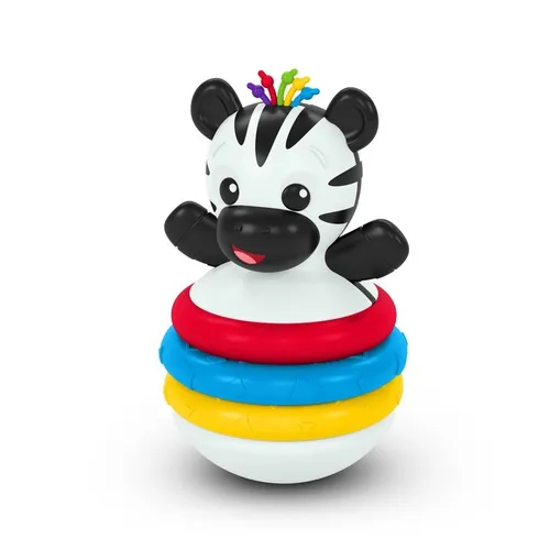 BABY EINSTEIN Kousátko stohovací zebra Stack & Wobble Zen 3m+