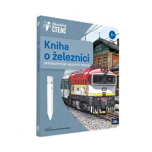 Albi Kniha o železnici Kouzelné čtení mluvící kniha pro děti od 6 let, 1000+ zvukových stop, ISBN 9788076882065