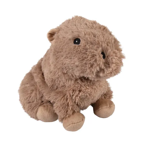 Albi Warmies Hřejivý plyšák kapybara do mikrovlnky s levandulí, náplň proso a lněná semínka, pro děti od 3 let