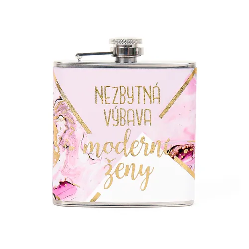 Albi Placatka 175 ml motiv Výbava ženy dárková krabička kapesní láhev pro ženy