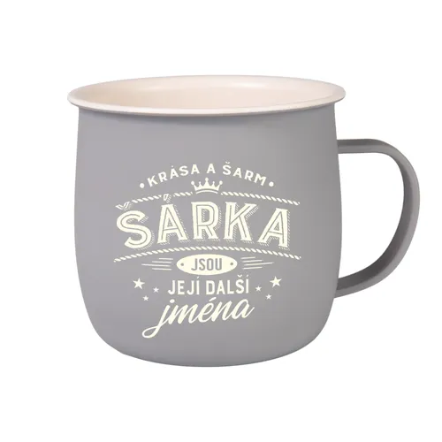 Albi Outdoorový hrnek Šárka 360 ml rPET bez BPA z recyklovaného plastu, na horké nápoje, do myčky