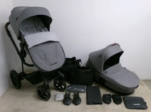 EASYWALKER Set XXL kočárek kombinovaný Harvey3 Exclusive Grey s příslušenstvím