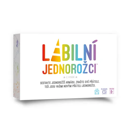 Asmodee Blackfire Labilní jednorožci párty hra pro 2–8 hráčů společenská stolní hra