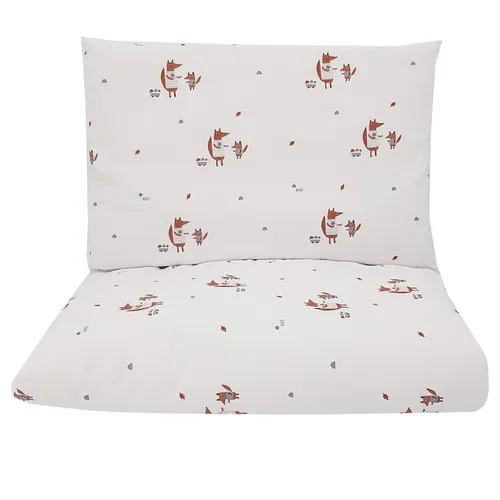 EKO Prádlo ložní 2-dílné Fox 90x120cm + 40x60cm