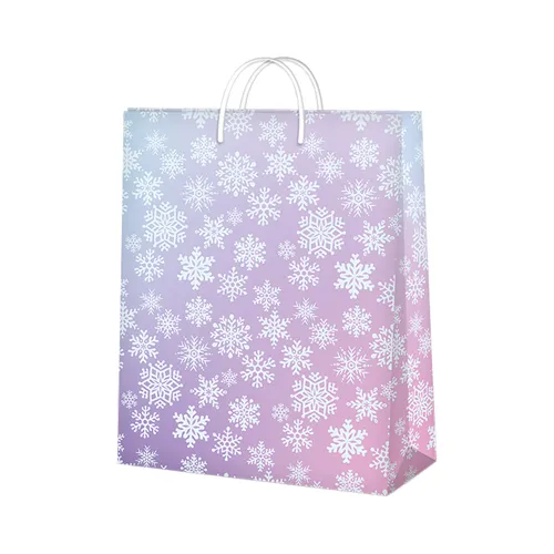 Dárková taška velká - Pastelové vločky (26 × 12,7 × 32,4 cm) Albi