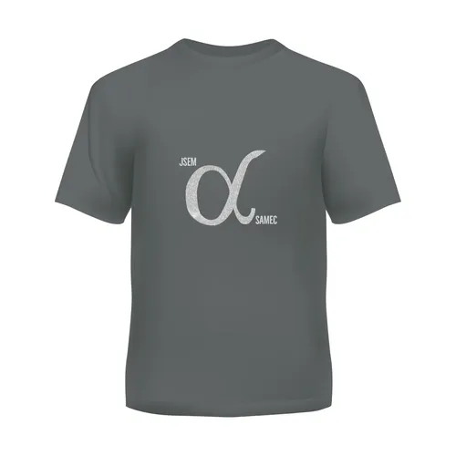 Pánské tričko - Alfa samec, vel. XL Albi