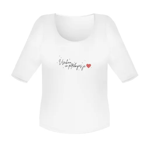 Dámské tričko s kamínky - Láska, vel. S Albi
