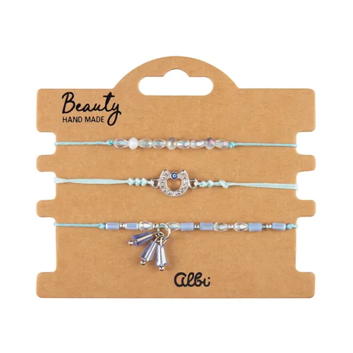 Náramky - Modrá podkova Albi