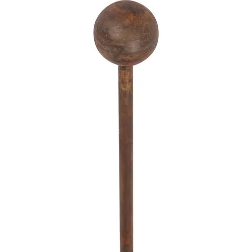 Tyč k rostlinám s koulí patina 25 mm, 120 cm, 07330