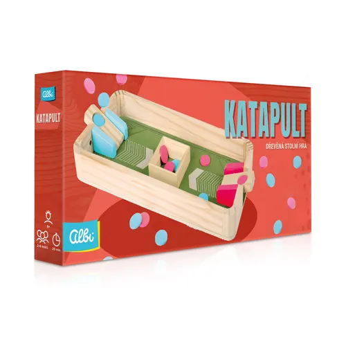 Katapult - Dřevěná stolní hra Albi