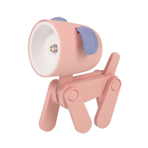 Růžová lampička Albi