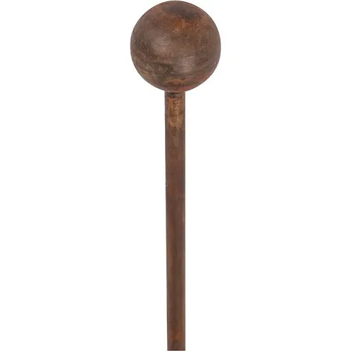 Tyč k rostlinám s koulí patina 25 mm, 90 cm , 07329