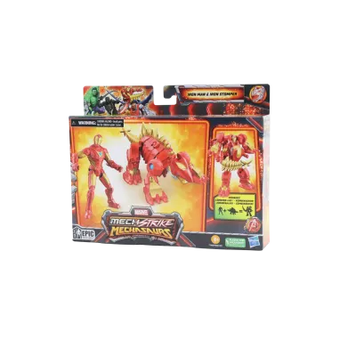 Figurka Marvel Mech Strike Iron Man + Stomper 15 cm