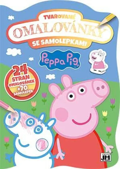 Tvarované omalovánky Prasátko Peppa