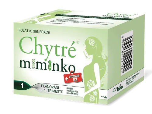 Chytré miminko methylfolát 1 tbl.60