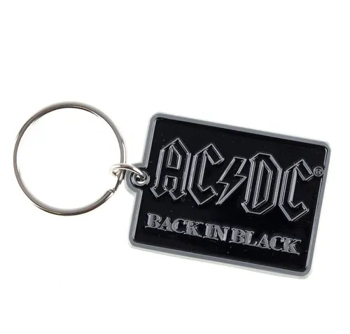klíčenka (přívěšek) AC/DC - Back In Black - RAZAMATAZ - KR130
