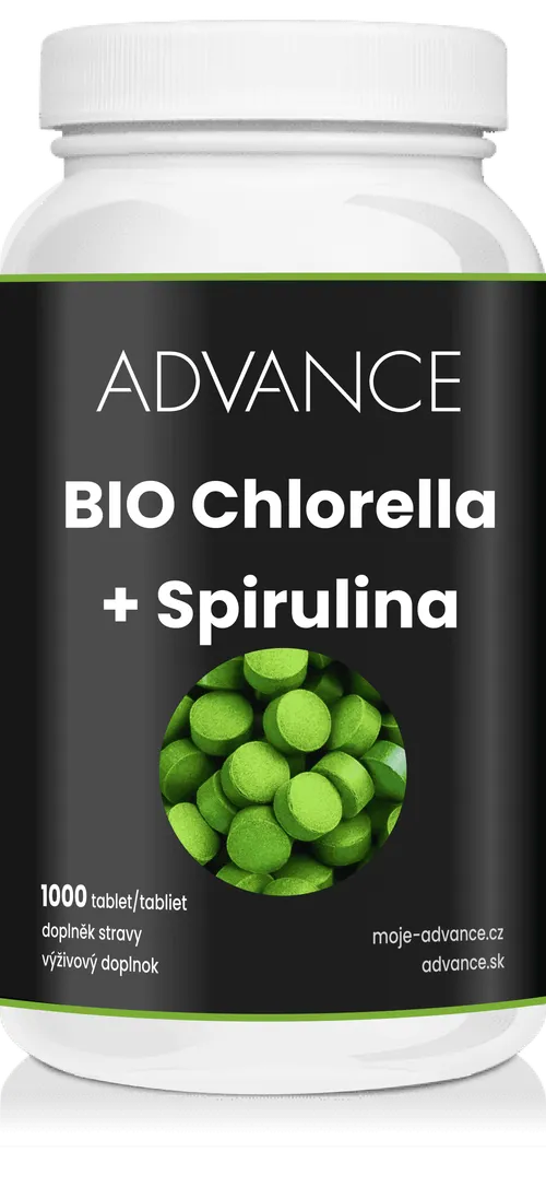 ADVANCE Chlorella + Spirulina BIO tbl.1000